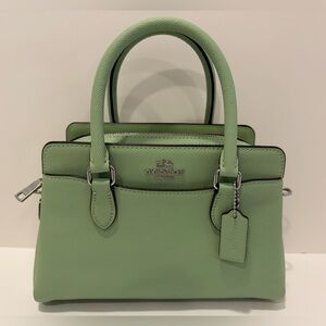 Coach Mini Darcie Carryall Bag in Pistachio Green